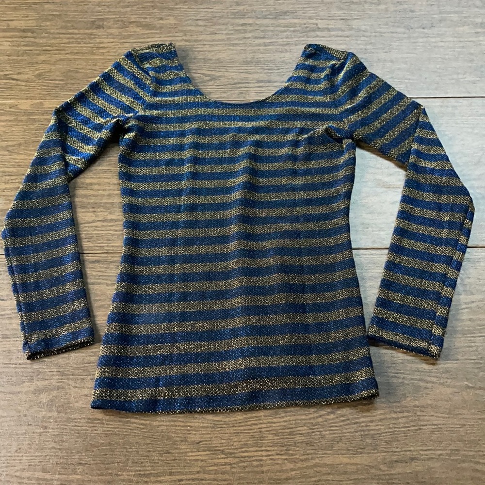Sparkle & Fade Blue and Gold Shirt